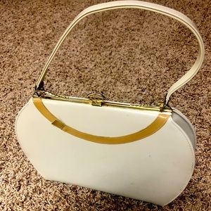 Vintage life stride MOD glam gold evening purse